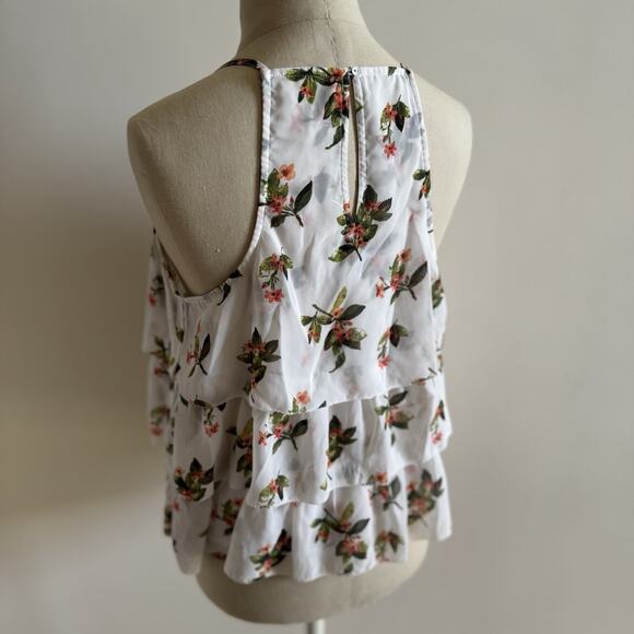 Y2K Vintage Abercrombie & Fitch Women's Medium Shirt Cami Babydoll Fairy Sheer - Picture 3 of 12